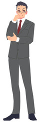 考えるビジネスマン