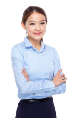 Asian young businesswoman portrait