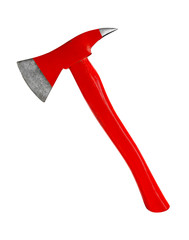 Fire axe isolated on white background