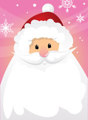 Santa Claus and sign