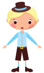 Cartoon boy