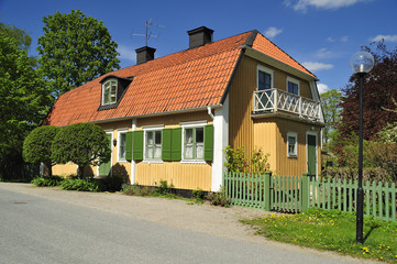 Fototapeta na wymiar Swedish housing