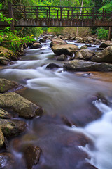Fototapeta na wymiar Waterfall in the rain forest, Thailand