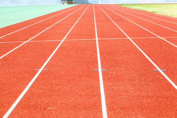 number 1 2 3 on race track in stadium