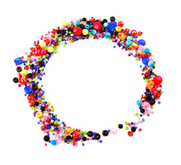 Colorful Circle Beads Decoration