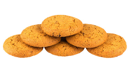Biscuit piramidisolated on white background