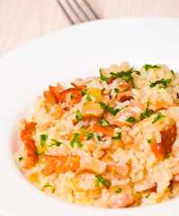risotto with fish