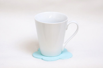 Tasse et sous-tasse nuage