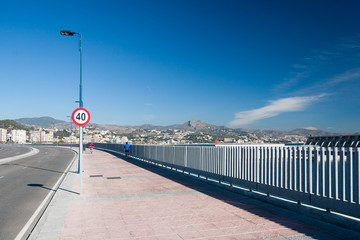 Street view of Malaga