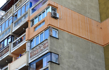 Obraz premium Old apartments in Bulgaria