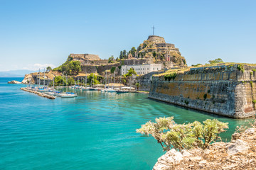 The Old Fortress of Corfu - obrazy, fototapety, plakaty