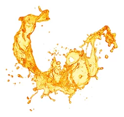 Printed kitchen splashbacks Juice orange juice splash