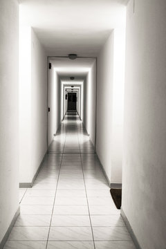 corridor of a building apartments
