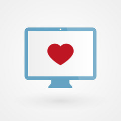 Desktop and heart