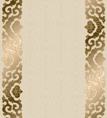 Damascus. Gold pattern.