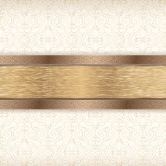 Damascus. Gold pattern.