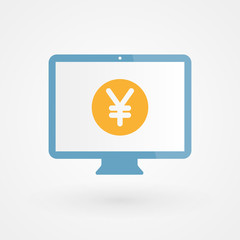 Fototapeta premium Desktop and Yen