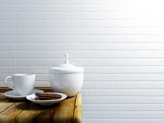 a part of kitchen interior