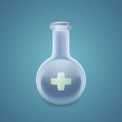 Medical round bottom flask