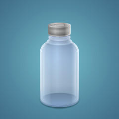 Empty jar for injection