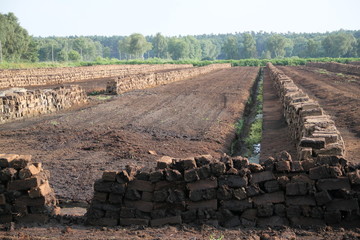 Torfabbau in der Lüneburger Heide