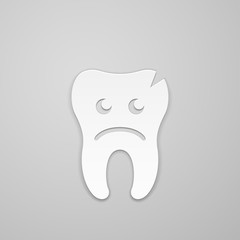 Sad tooth whith fissure