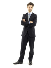 Confident young businessman portrait