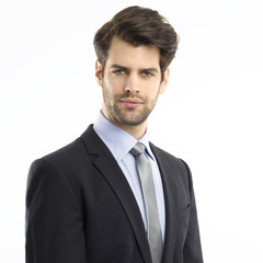 Confident young businessman portrait