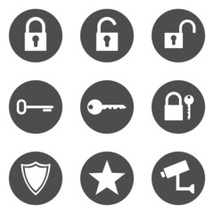 Security Icons Sicherheit