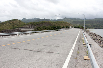 The power station , Dam in Thailand.