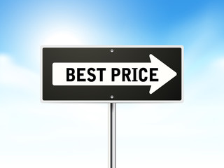 best price on black road sign