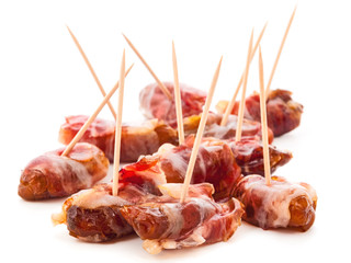 Dattel-Schinken-Spießchen
