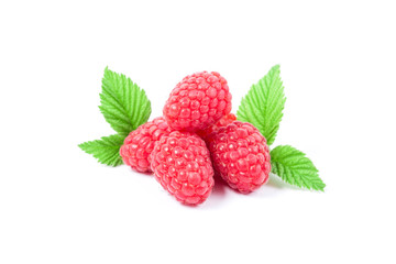 Isolated raspberry