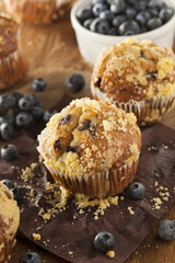 Homemade Blueberry Muffins for Breakfast