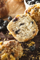 Homemade Blueberry Muffins for Breakfast