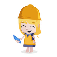 Professions Vector Girls