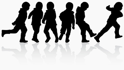 Boy silhouette