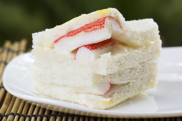 Imitation Crab sandwich © kungverylucky