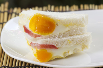 egg and Ham Sandwich