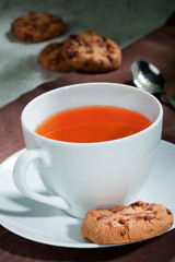 Tea and biscuita