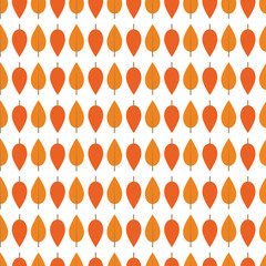 Obrazy na Plexi  Wzór z pomarańczowymi jesiennymi liśćmi