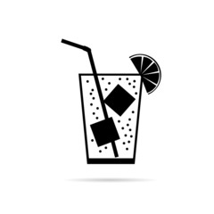drinking glass icon vector illustration
