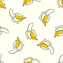 Seamless banana pattern