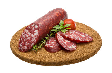Salami sausages