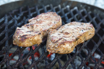 Two beefs on the barbecue