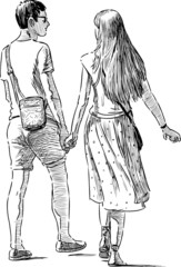 young pair on appointment