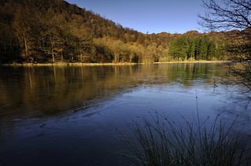 Ice on Yew Tree Tarn