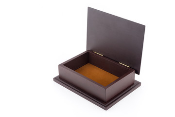 Wood box empty