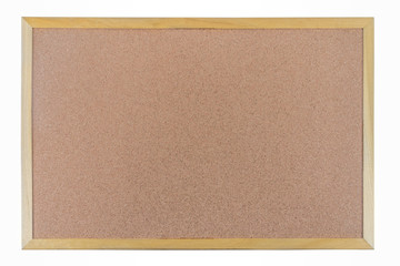 Fototapeta premium Brown cork board frame