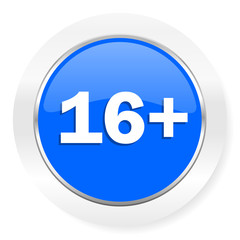 adults blue glossy web icon